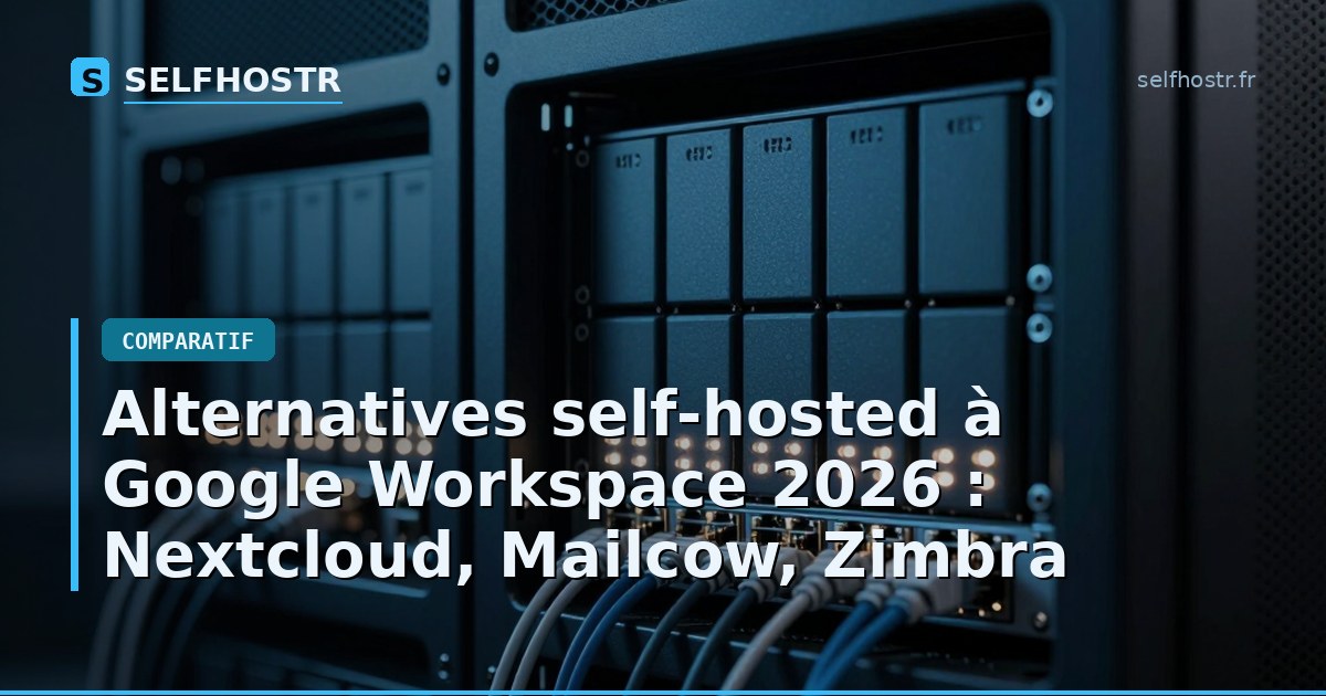 Self-hosted Alternatives to Google Workspace 2026: Nextcloud, Mailcow, Zimbra