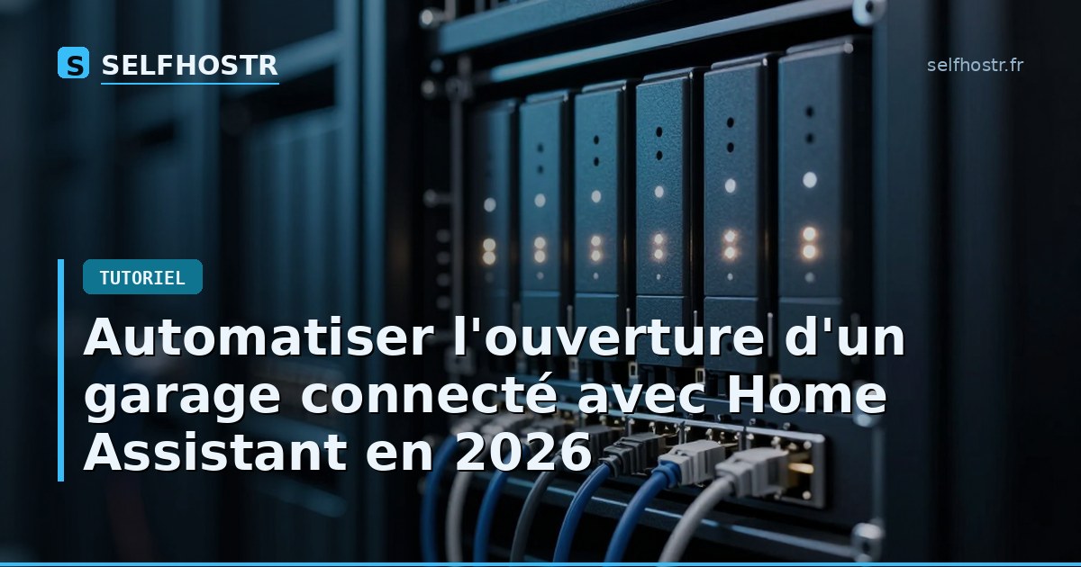 Automate the opening of a connected garage with Home Assistant in 2026