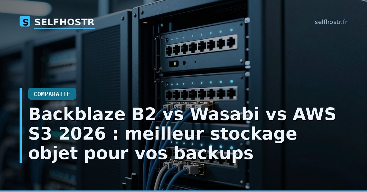 Backblaze B2 vs Wasabi vs AWS S3 2026: Best Object Storage for Backups