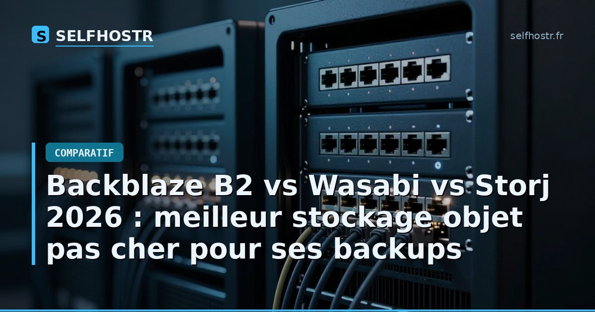 Backblaze B2 vs Wasabi vs Storj 2026: Best Cheap Object Storage for Backups