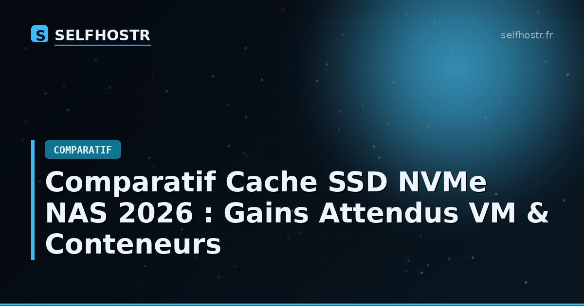2026 NVMe SSD Cache Comparison for NAS: Expected Gains for VMs and Containers