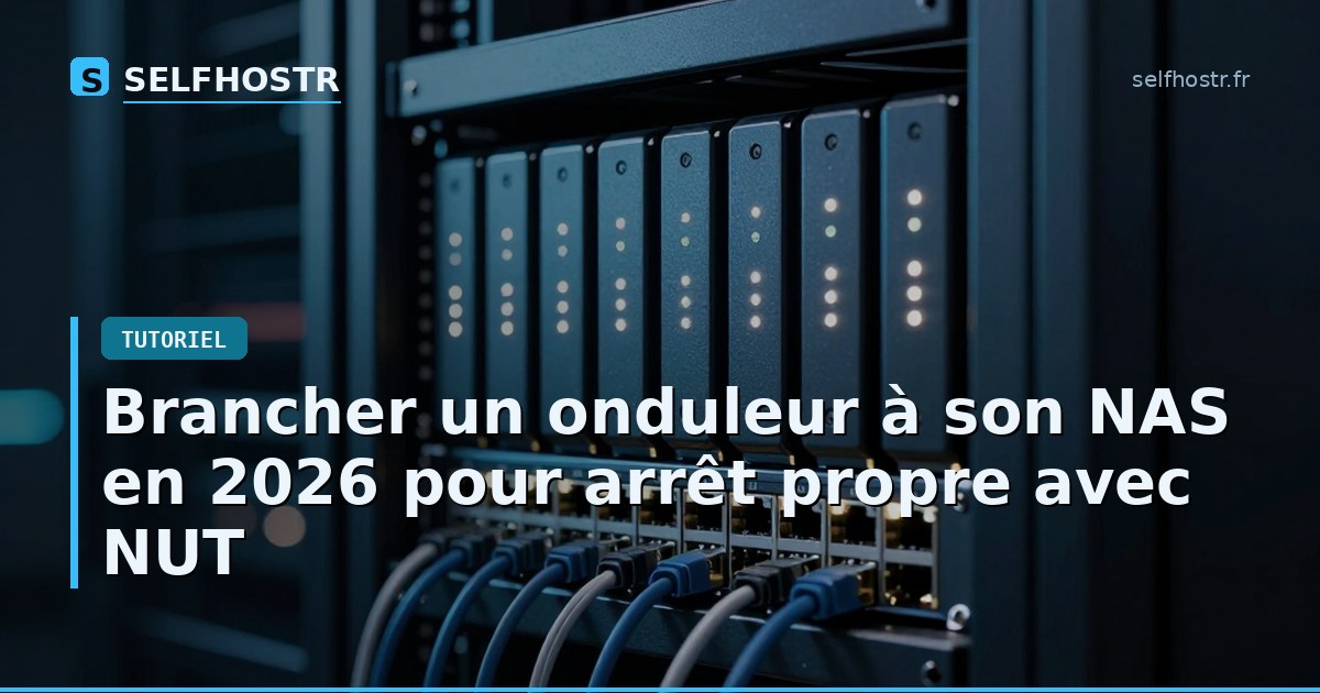 Connect Your NAS to a UPS in 2026 for Proper Shutdown with NUT