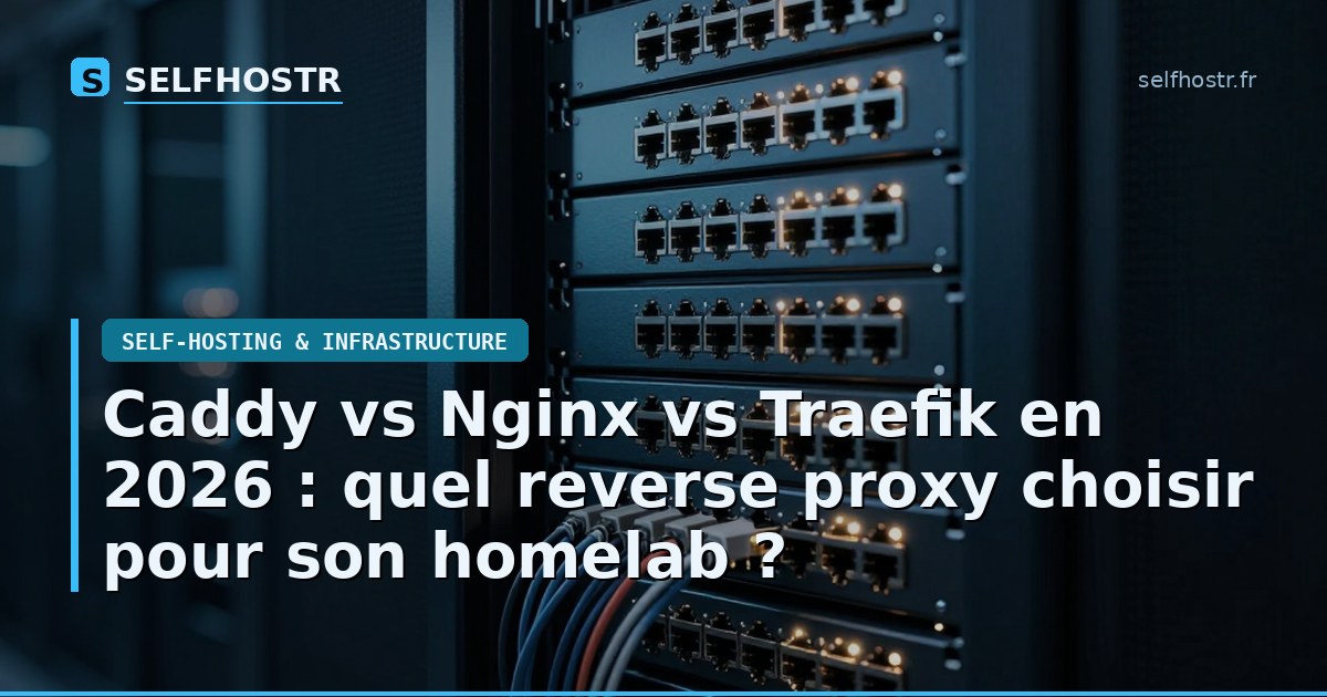 Caddy vs Nginx vs Traefik in 2026: Which Reverse Proxy to Choose for Your Homelab?