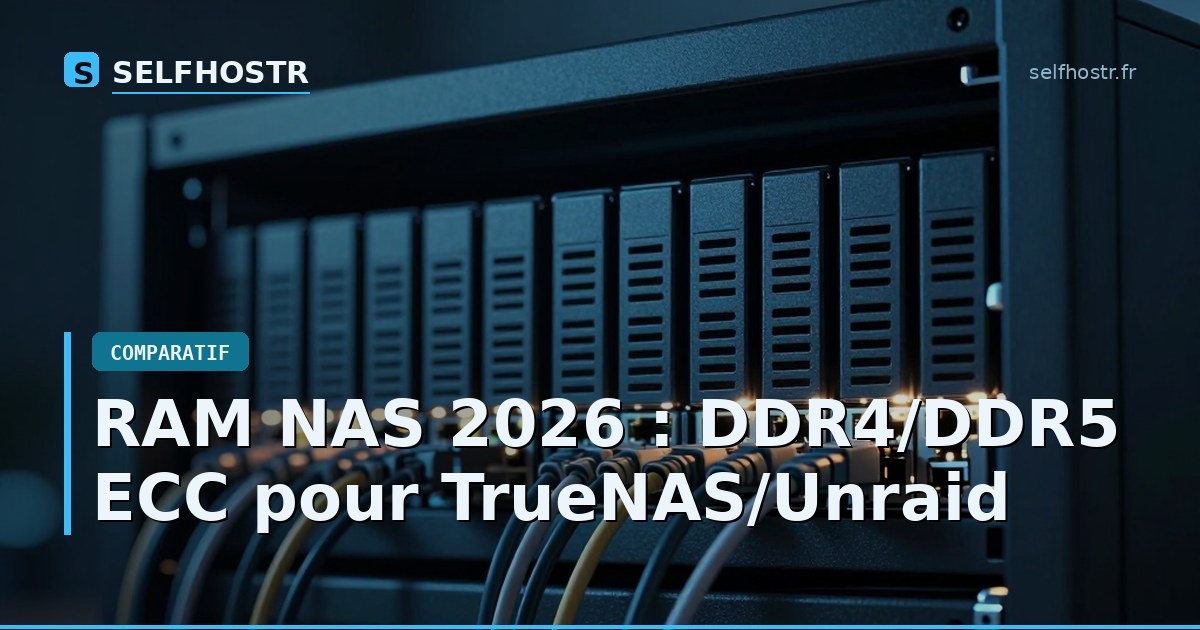 NAS RAM 2026: DDR4/DDR5 ECC for TrueNAS/Unraid