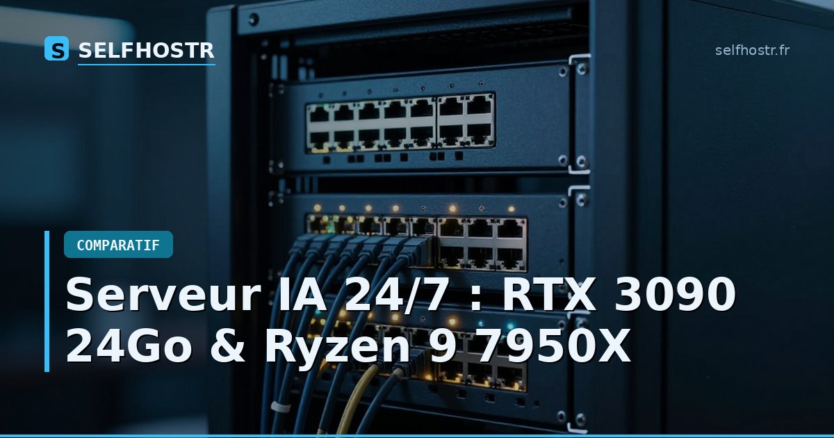 24/7 AI Server: RTX 3090 24GB & Ryzen 9 7950X