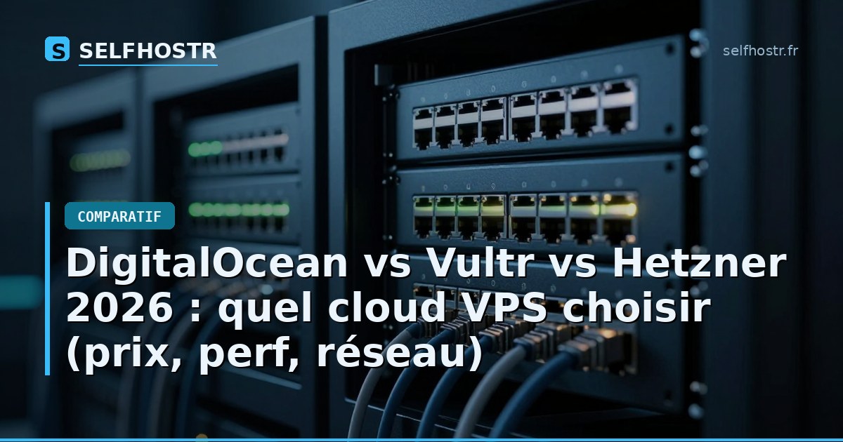 DigitalOcean vs Vultr vs Hetzner 2026: Which Cloud VPS to Choose (Price, Performance, Network)