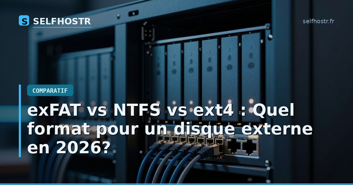 exFAT vs NTFS vs ext4: Which Format for an External Drive in 2026?
