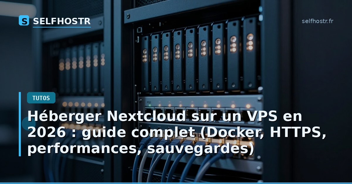 Hosting Nextcloud on a VPS in 2026: Complete Guide (Docker, HTTPS, Performance, Backups)