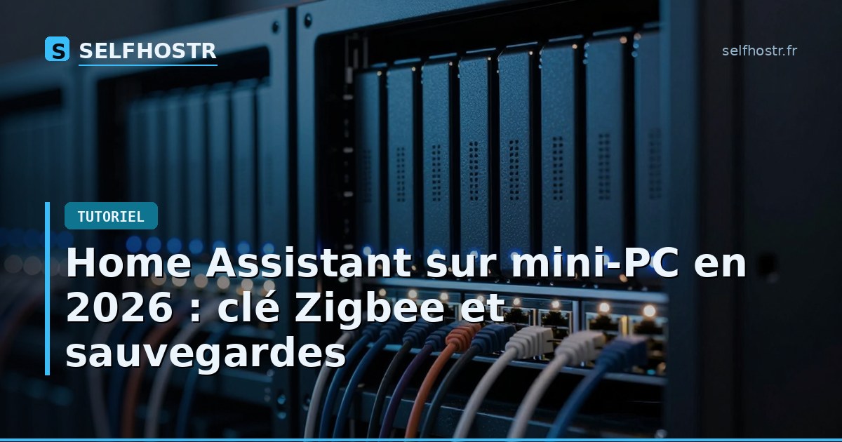 Home Assistant on Mini-PC in 2026: Zigbee Key and Backups