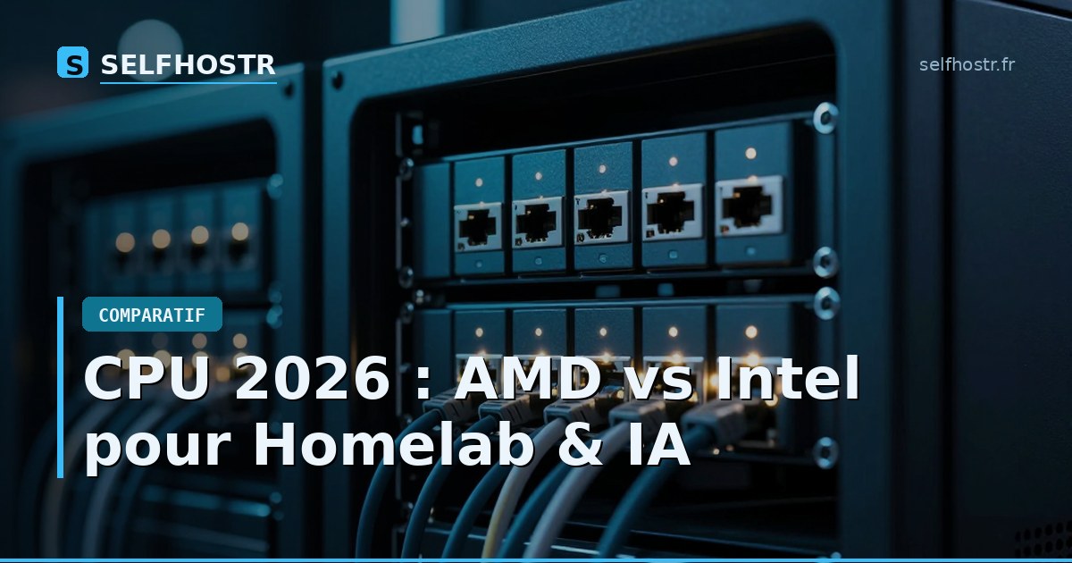 CPU 2026: AMD vs Intel for Homelab & AI