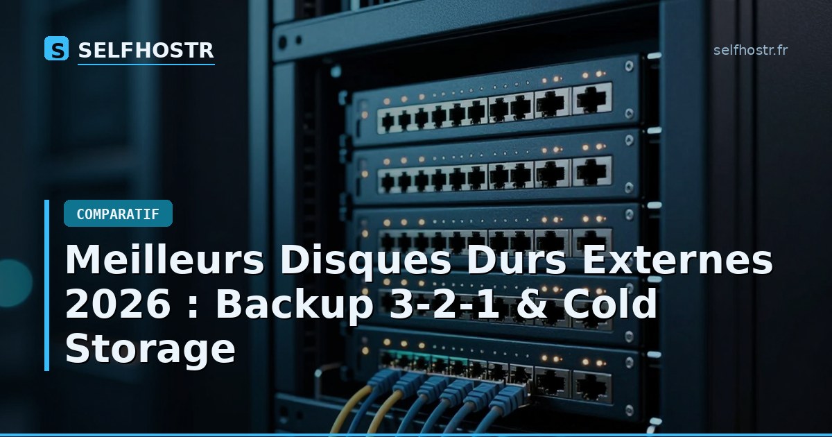 Best External HDDs 2026: 3-2-1 Backup & Cold Storage