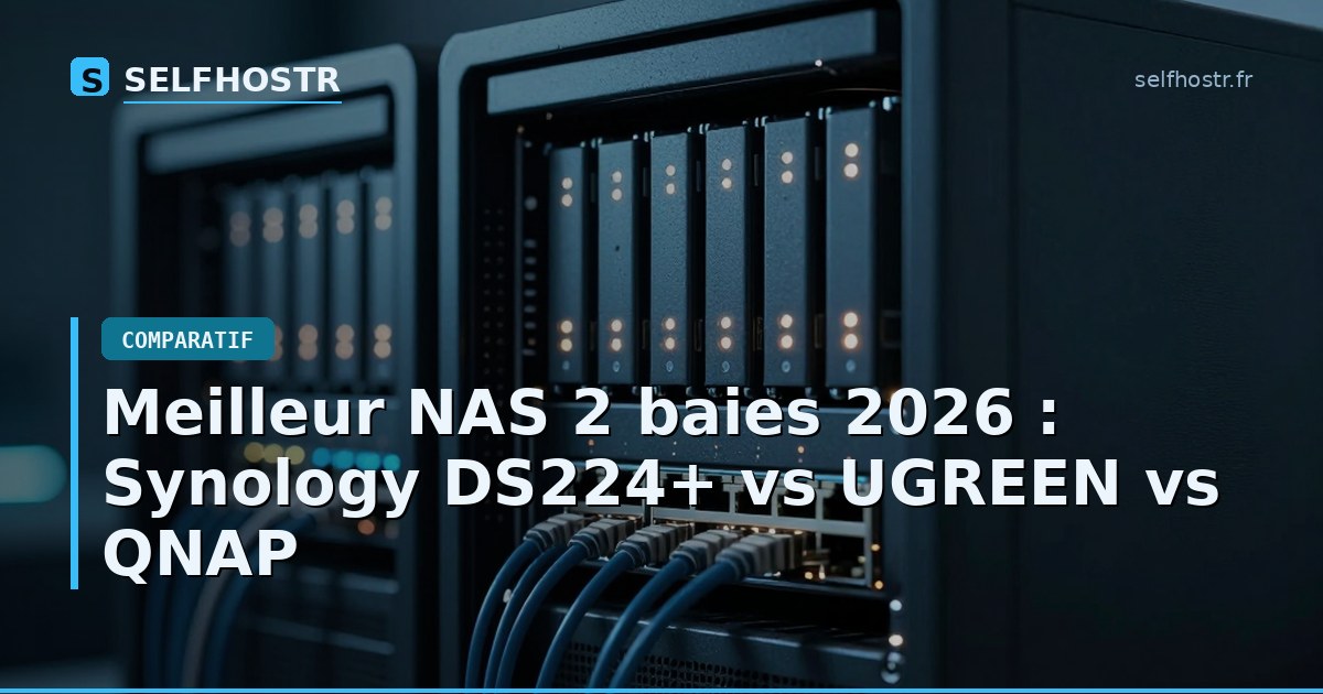 Best 2-Bay NAS 2026: Synology DS224+ vs UGREEN vs QNAP