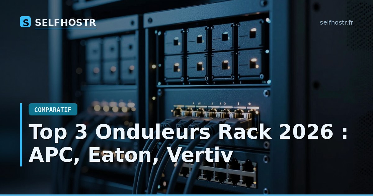 Top 3 Rack UPS 2026: APC, Eaton, Vertiv