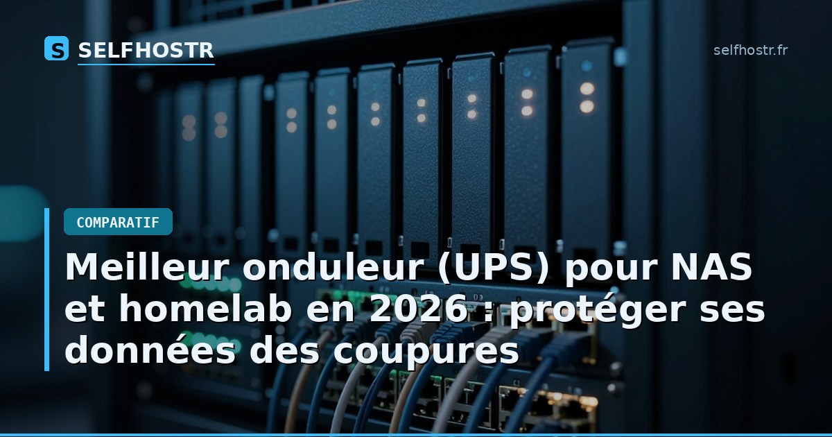 Best UPS for NAS and Homelab in 2026: Protect Data from Outages