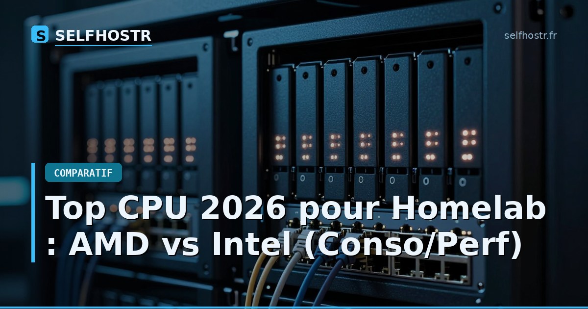 Top CPU 2026 for Homelab: AMD vs Intel (Power/Perf)