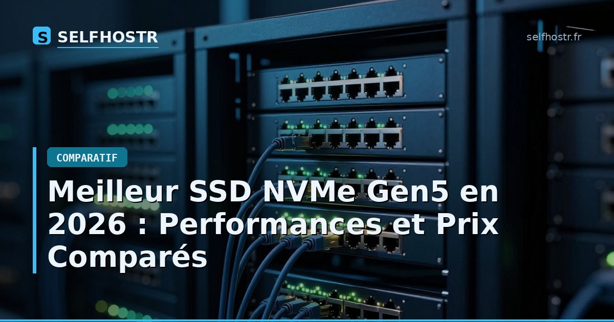 Best NVMe Gen5 SSDs in 2026: Performance and Price Comparison