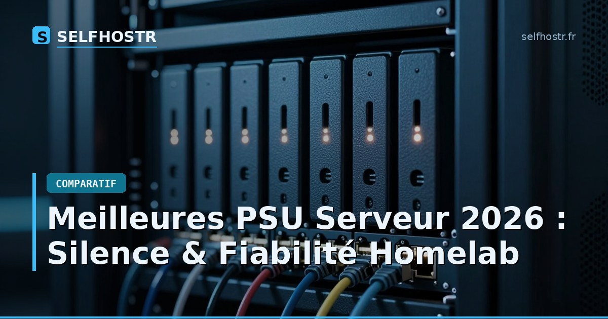 Best Server PSUs 2026: Silence & Reliability for Homelab
