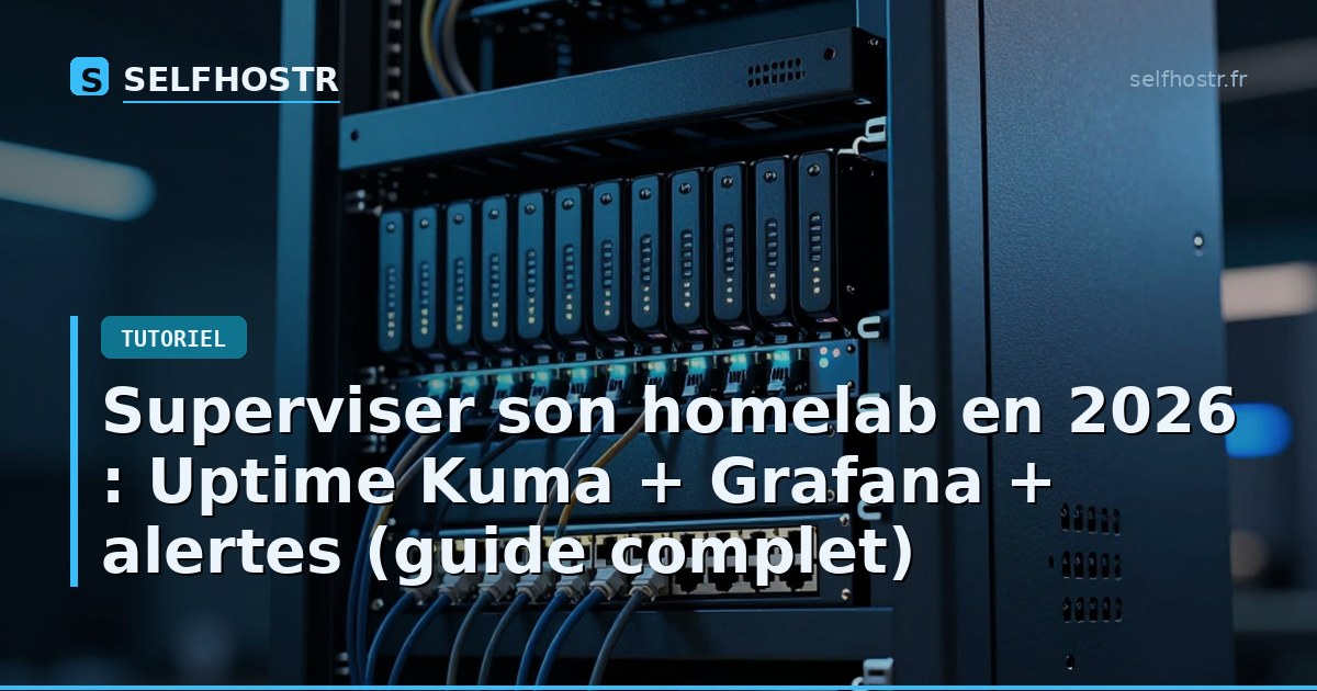 Monitor Your Homelab in 2026: Uptime Kuma + Grafana + Alerts (Complete Guide)