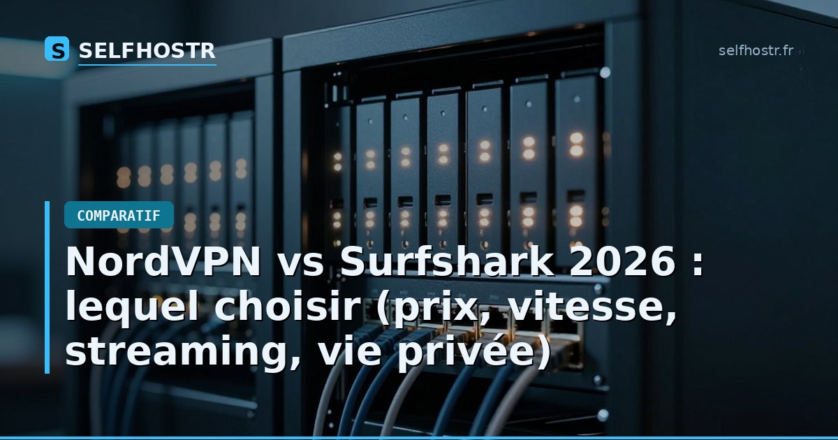 NordVPN vs Surfshark 2026: Which to Choose (Price, Speed, Streaming, Privacy)