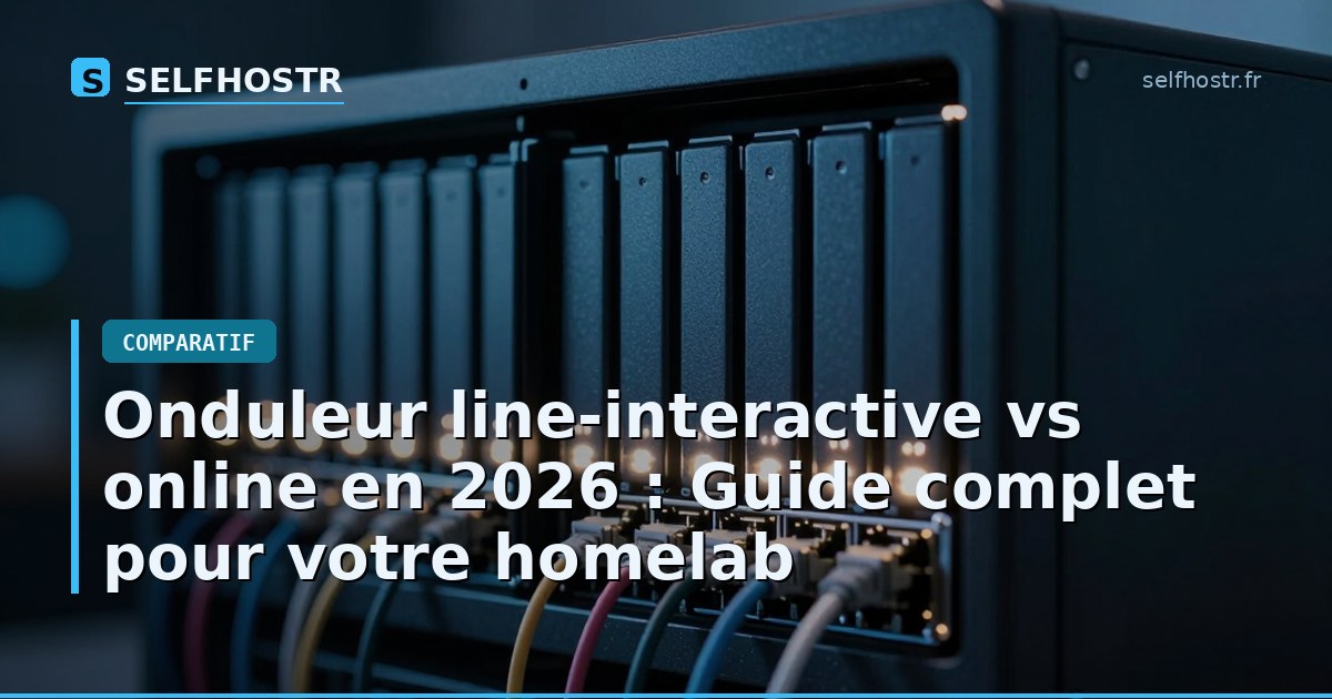 Line-Interactive vs Online UPS in 2026: The Ultimate Guide for Your Home Lab