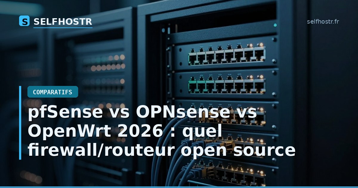 pfSense vs OPNsense vs OpenWrt 2026: Which Open Source Firewall/Router?