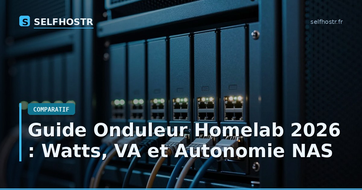 2026 Homelab UPS Buying Guide: Watts and VA Comparison