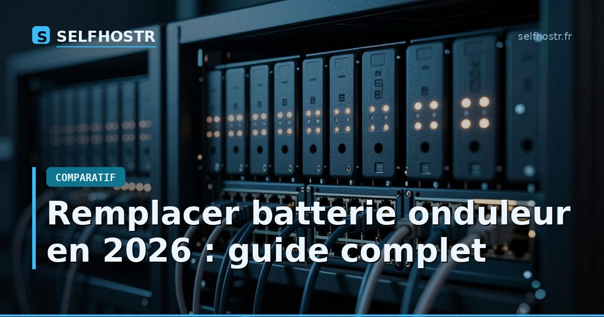 UPS battery 2026: which one to choose for your homelab?