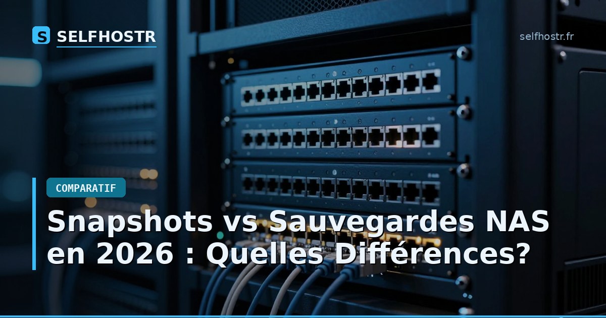 Snapshots vs NAS Backups in 2026: Key Differences?