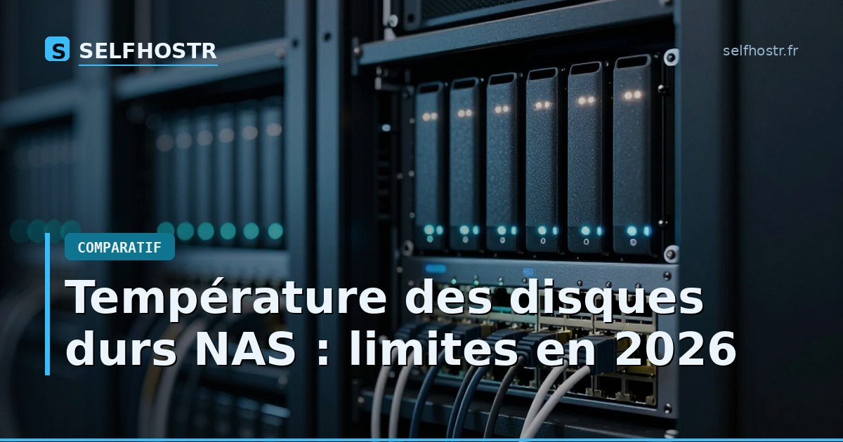 NAS Hard Drive Temperature: Limits in 2026