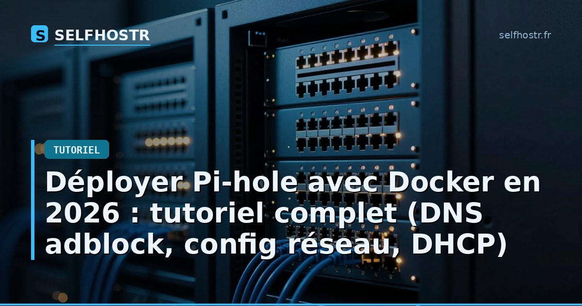 Deploy Pi-hole with Docker in 2026: Complete Tutorial (DNS Adblock, Network Config, DHCP)