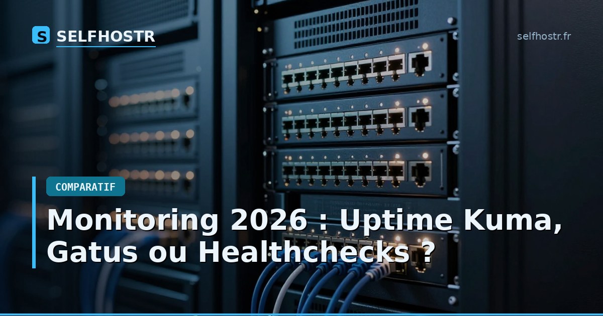 2026 Monitoring: Uptime Kuma, Gatus or Healthchecks?