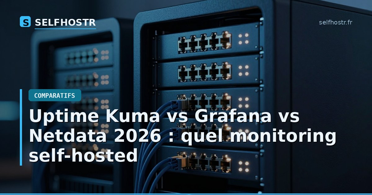 Uptime Kuma vs Grafana vs Netdata 2026: Best Self-Hosted Monitoring