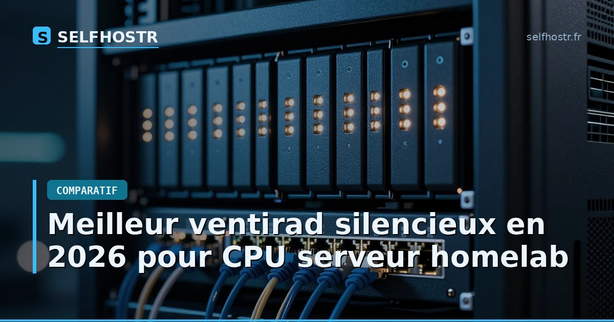 Best Quiet CPU Cooler for Server Homelab in 2026