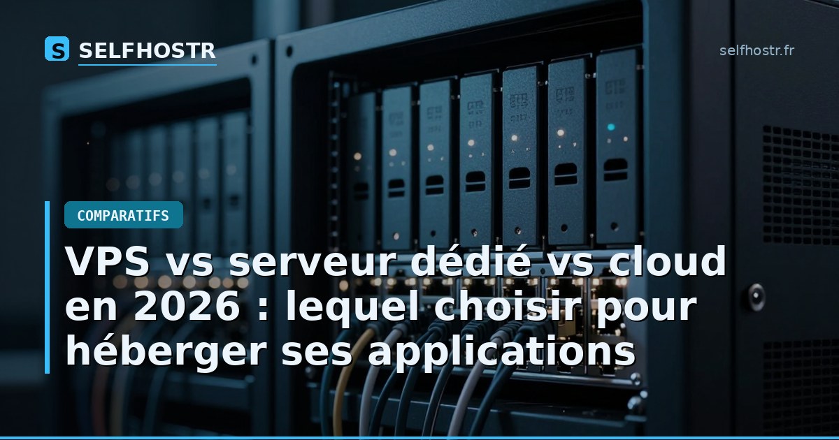 VPS vs Dedicated Server vs Cloud in 2026: Which to Choose for Hosting Apps